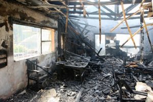 Smoke and fire damage in home Tucson, AZ